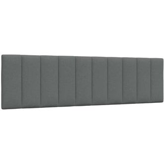 vidaXL Cabecero De Cama Acolchado Tela Gris Oscuro 180 Cm Vidaxl
