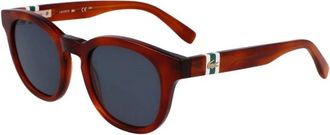 Lacoste L6006S 218 Zonnebrillen - Heren - Zonnebrillen - Bruin - 49 MM - Accessoires