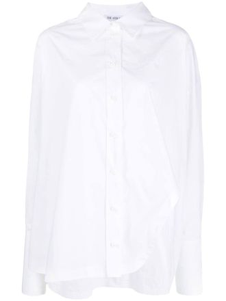 The Attico Camicia Diana asimmetrica - Bianco
