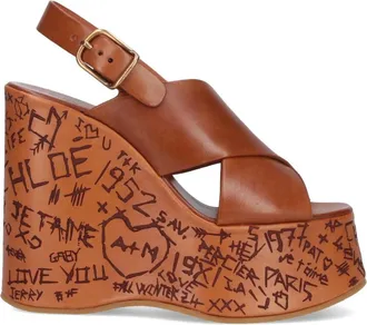 Chloé Sandali Con Zeppa Maxime