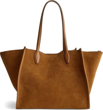 Madewell Suede Lexington Tote in Aged Cognac at Nordstrom