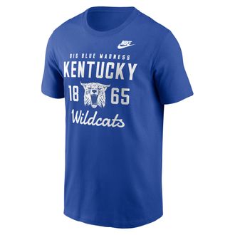Nike Kentucky Legacy Stacked Est Nike Mens College T-Shirt in Blue | N1994EVUKV-AZ2