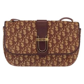 Dior Pre-owned Cross Body Bags, female, Multicolor, Size: ONE SIZE Pre-owned Vintage cd trotter shoulder bag