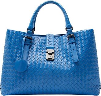 Bottega Veneta Intrecciato Nappa Roma Medium Satchel (Authentic Pre-Loved)