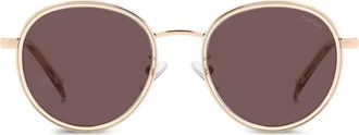 Polaroid round-frame sunglasses - Pink
