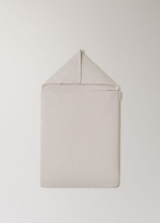 Mango Sacco passeggino cotone mini quadri marrone medio - Home - Taglia unica - MANGO HOME