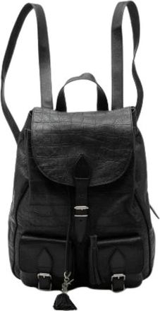 Saint Laurent Pre-owned Festival Rugzak - Dames - Vintage Rugzakken - Zwart - ONE Size - Leer - Vintage