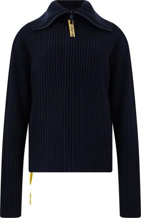 Fendi Truien & Vesten, Heren, Blauw, M, Wol, Cardigan