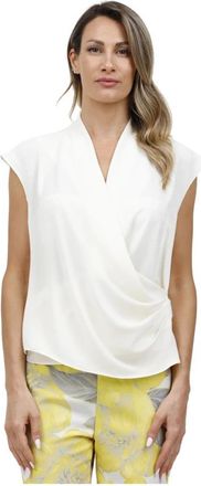 Corte dei Gonzaga Top - Dames - Blouses - Beige - 2XL - Overhemden
