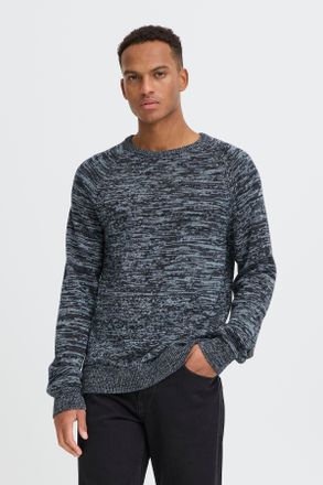 Blend Strickpullover BLEND BHBENJAMIN CREW KNIT, Herren, Gr. XXL, salute, Strick, Obermaterial: 100% Baumwolle, meliert, regular fit h&uuml;ftbedeckend, Rundhals