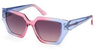Guess GU7896 92B Womens Sunglasses Blue Size 53