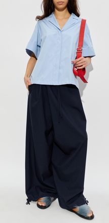 Jil Sander Short-sleeve Shirt, Womens, Light Blue