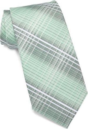 Calvin Klein Nelson Plaid Tie in Sage at Nordstrom Rack