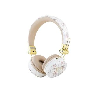 Guess Auricular Diadema Inal&aacute;mbrico Guess 4g Triangle / Cancelaci&oacute;n De Ruido / Bt 5.3 / 300 Mah / Blanco / Gubh70e4ptmh