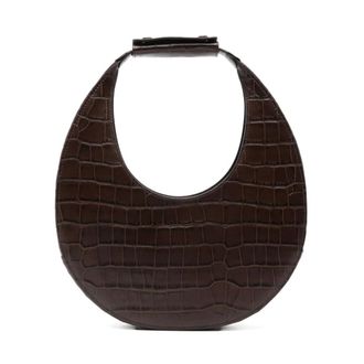 Staud Handbags, female, Brown, Size: ONE SIZE Moon Tote Bag