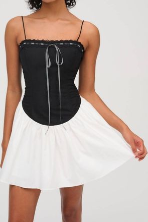 For Love & Lemons Annabella Dress In Black