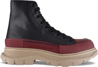Alexander McQueen Tread Slick Boot - Heren - Veterlaarzen - Zwart - 43 EU - Leer - Schoenen