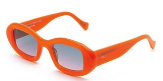 Retro Superfuture TUTTO BLACK WT4 Mens Sunglasses Orange Size 50