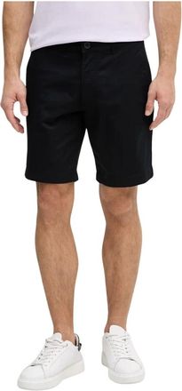 A|X Armani Exchange Shorts met microdessin - Heren - Korte broeken - Blauw - Maat: W32 Katoen