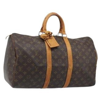 Louis Vuitton Pre-owned Weekend Bags, female, Brown, Size: ONE SIZE Pre-owned Boston Bag