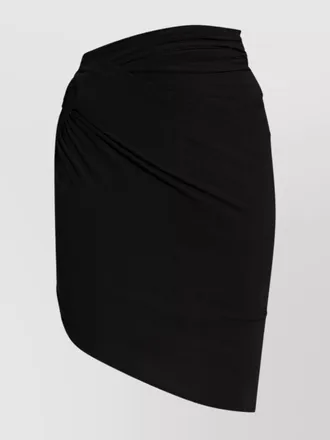 Jacquemus draped asymmetric high-rise mini skirt