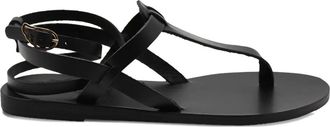 Ancient Greek Sandals Sandali Black Estia - Nero