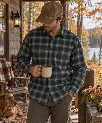 Filson Alaskan Guide Shirt In Pine Breeze