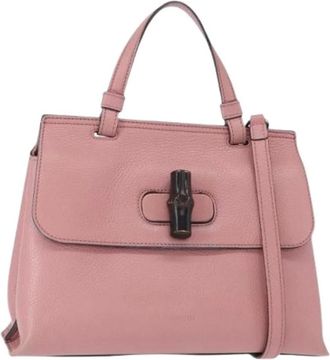 Gucci Pre-owned Handbags, female, Pink, Size: ONE SIZE Pre-owned Vintage Handbag