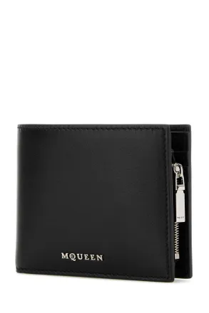 Alexander McQueen 8050671aats 1000 Blacksilver Portafogli Wallet
