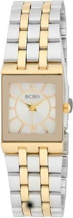 BCBGeneration Modern Link Quartz Two-Tone Bracelet Watch, 34mm in Two Tone at Nordstrom Rack