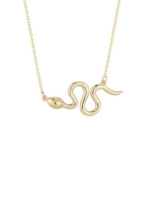 Ember Fine Jewelry 14K 0.01 Ct. Tw. Diamond Necklace