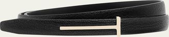 Tom Ford Slim T Leather Belt