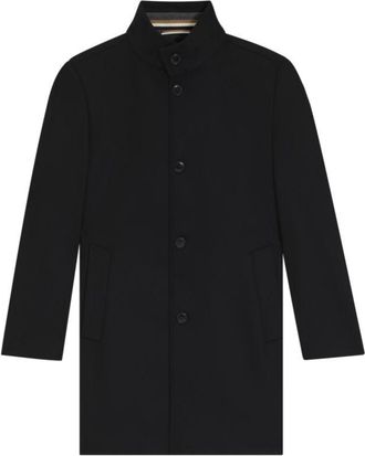 BOSS Slim-fit coat in wool and cashmere