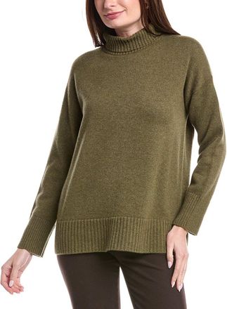 Lafayette 148 New York Stand Collar Cashmere Sweater