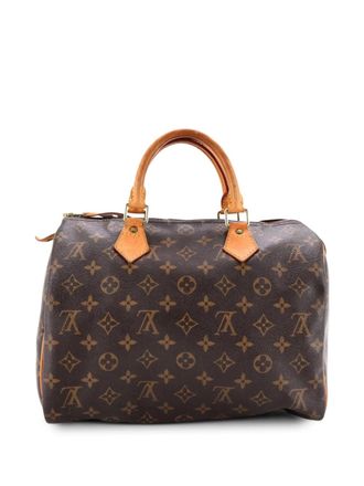 Louis Vuitton Speedy Handbag Monogram Canvas 30 satchel - Marrone