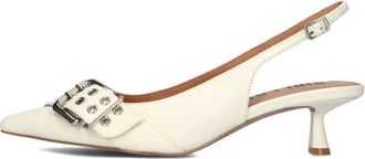 Bibi Lou Schoenen, Dames, Beige, 40 EU, Elegante Slingback Hakken voor Vrouwen