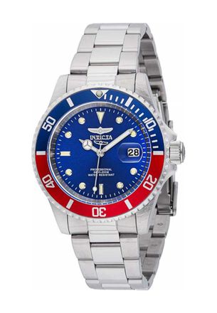 Invicta IN-47611 Mens Pro Diver Watch - Silver - One Size