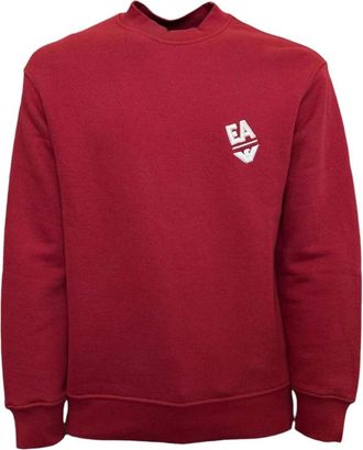 Emporio Armani Rode Sweatshirt 3D1Mec 1Jodz 0365 - Heren - Sweatshirts - Rood - M - Hoodies & sweatvesten