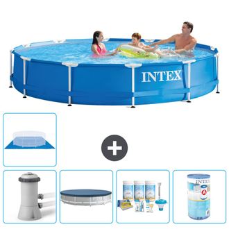 Intex Piscina Con Estructura Redonda - 366x76 Cm - 8-piezas S31713