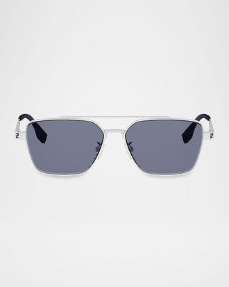 Fendi Men & apos;s Fendi Sky Metal Aviator Sunglasses
