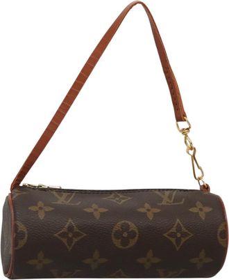 Louis Vuitton Papillon Pochette Monogram Canvas Brown Canvas Bag (Pre-Owned)