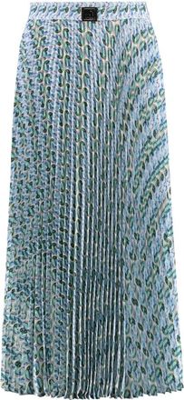 Tory Burch Geprinte Midi Rok - Dames - Midirokken - Veelkleurig - M - Polyester - Rokken