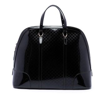 Gucci Pre-owned Gucci Large Microguccissima Patent Nice Dome Top Handle Bag Ladies ZAGZ9EFNI6FKJX5U