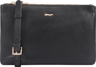 Paul Costelloe Womens Triplet Leather Cross Body Bag - Black - One Size