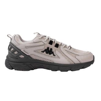 Kappa Mens Alvi Logo Low Cut Trainers (Grey) - Size UK 11