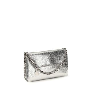 Stella McCartney Womens Silver Polyester Shoulder Bag