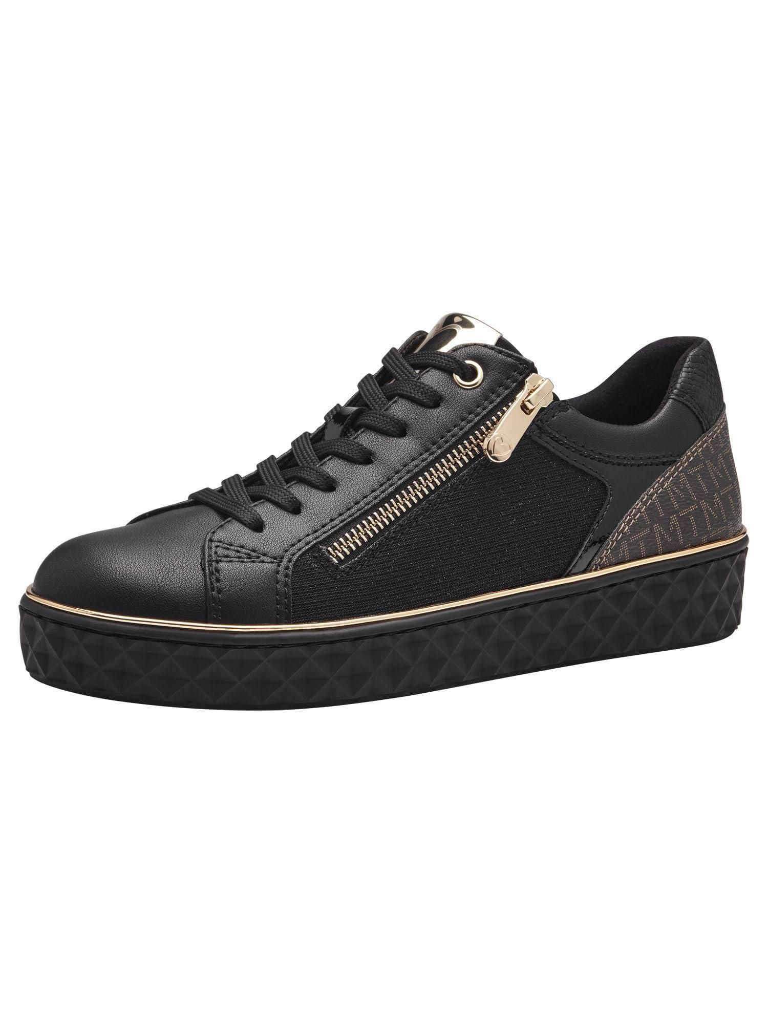 MARCO TOZZI Damen Wedge Sneaker – Freizeitschuh Mit Keilabsatz, Feel Me Sohle, Bequem