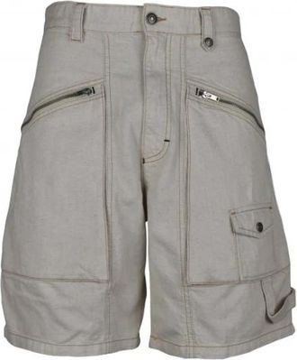 Isabel Marant Bermuda Shorts - Heren - Korte Broeken - Wit - W38 - Katoen - Korte Broeken