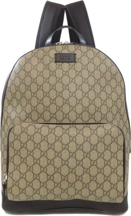 Gucci Brown Pvc Backpack (Pre-Owned)