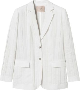 Twin-Set Blazer monopetto - Bianco